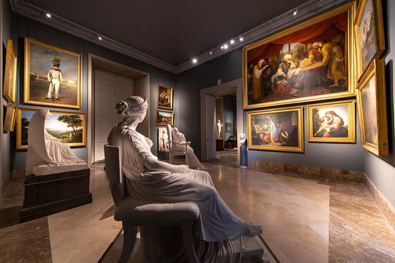 Uma das salas do museu